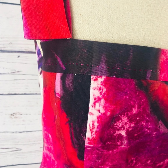 ESCADA Delphi Fantasy Watercolor Zipper Dress, 8 - Picture 7 of 8